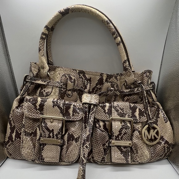 Michael Kors Python Handbag - Picture 6 of 14